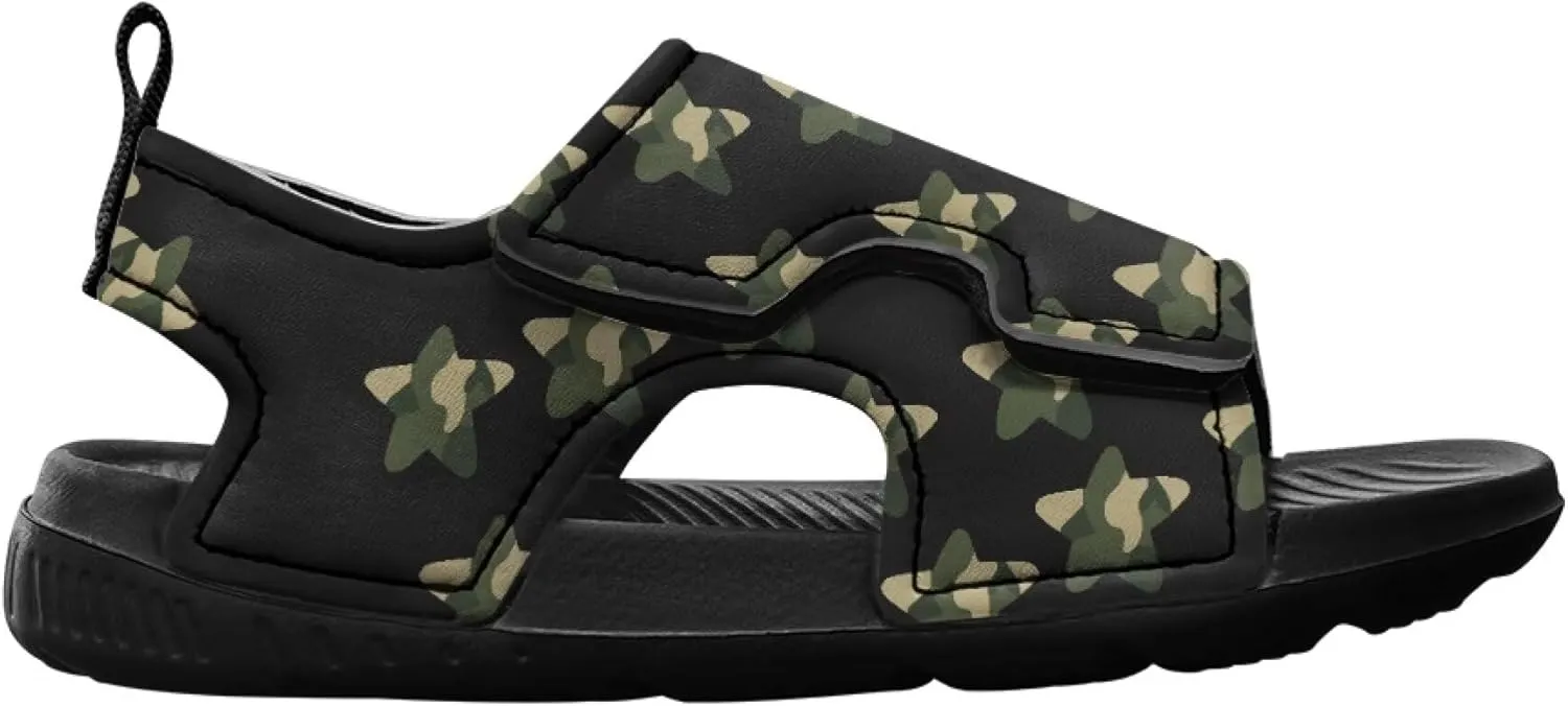 Camo Sandals for Boys Breathable Stylish Toddler Boys Water Shoes