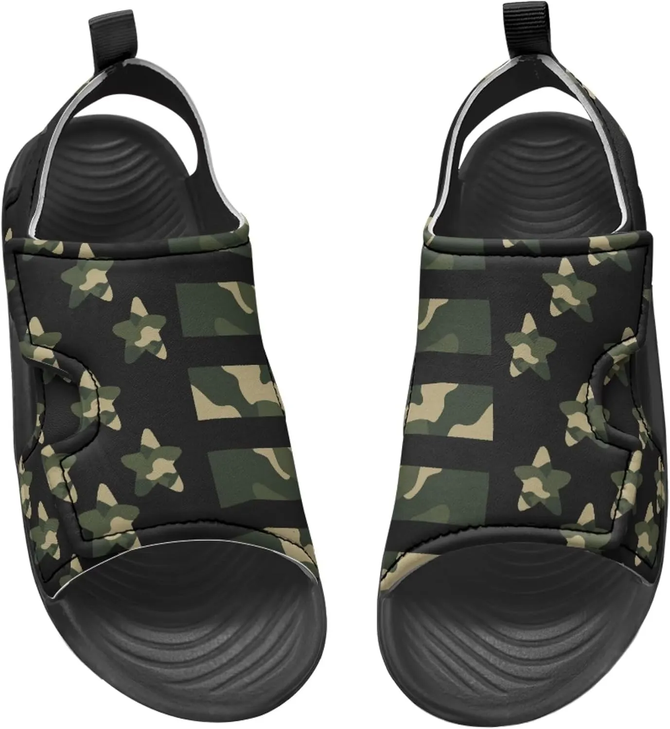 Camo Sandals for Boys Breathable Stylish Toddler Boys Water Shoes