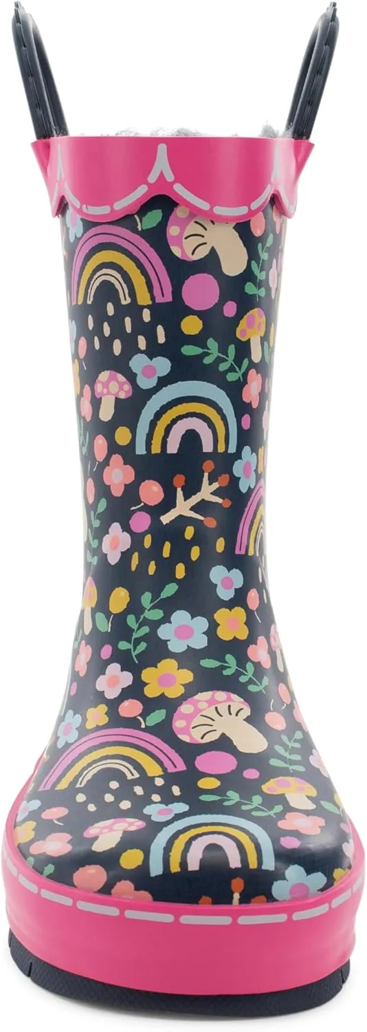 Western Chief Rain Boots with Pull on Handles for Toddlers and Kids - Premium Waterproof Boots for Boys and Girls