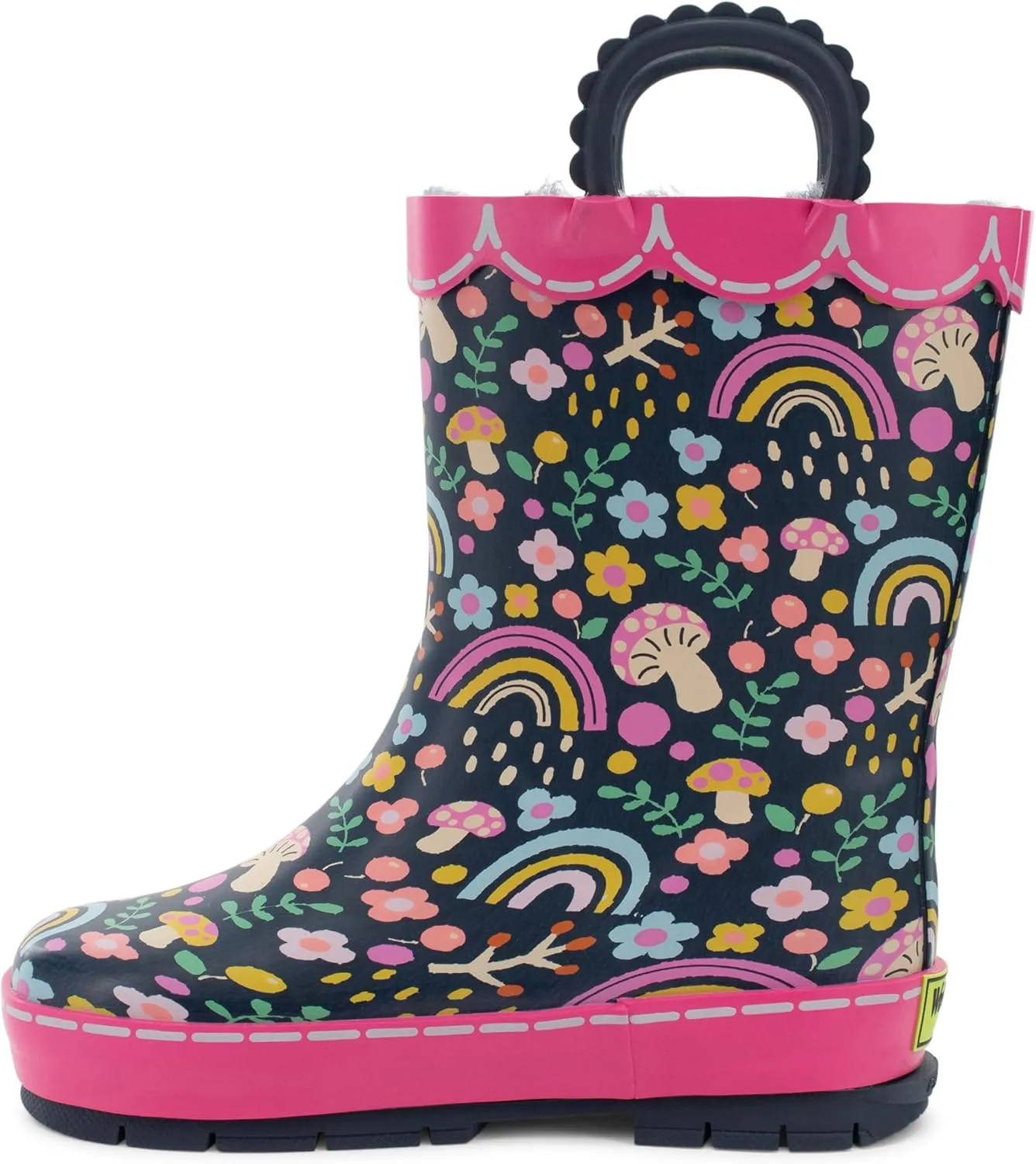 Western Chief Rain Boots with Pull on Handles for Toddlers and Kids - Premium Waterproof Boots for Boys and Girls